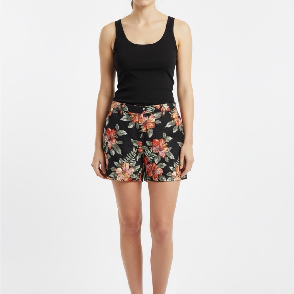 🔥 2/$10 3/12$ Floral Women's Shorts Large